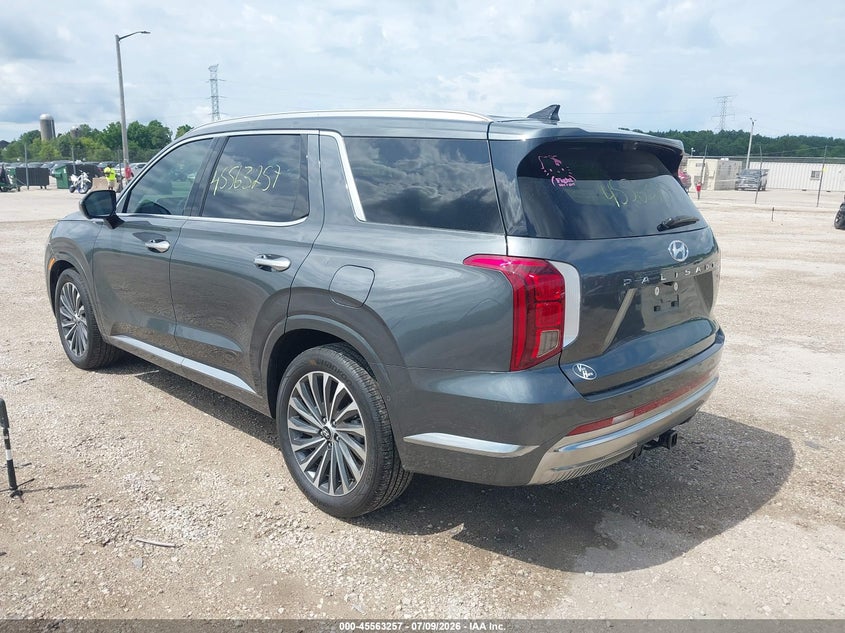 2025 Hyundai Palisade VIN KM8R7DGE5SU879109 IAAI salvage auction — HAIL, Clear Claim Paid (Wisconsin), sold $14,600 on 2026-07-21 (photo 3)