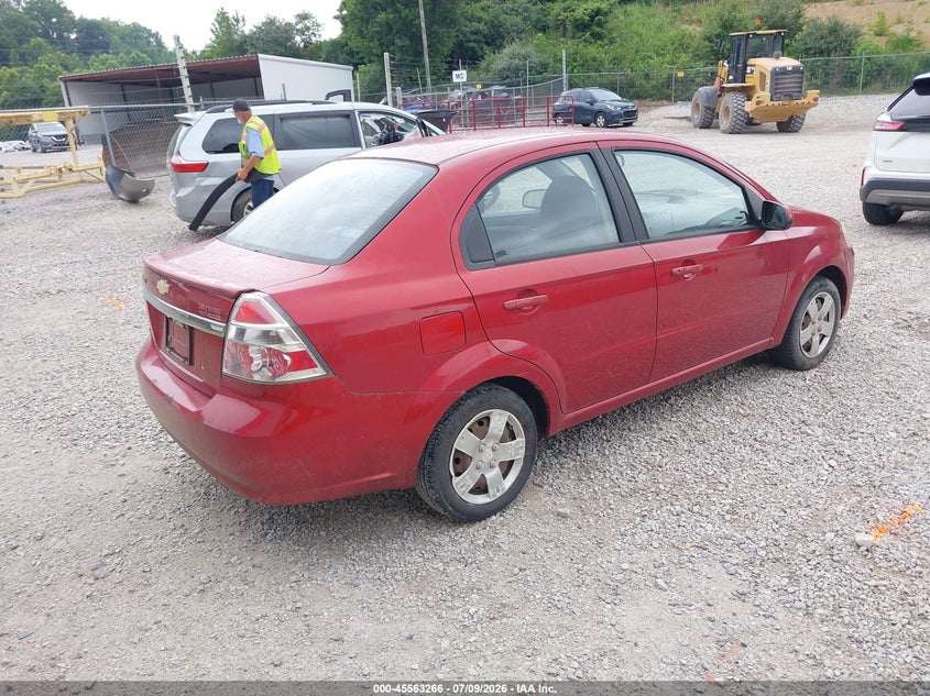 2011 Chevrolet Aveo VIN KL1TD5DE7BB131283 IAAI salvage auction — NORMAL WEAR, Original (Kentucky), sold $500 on 2026-07-21 (photo 4)