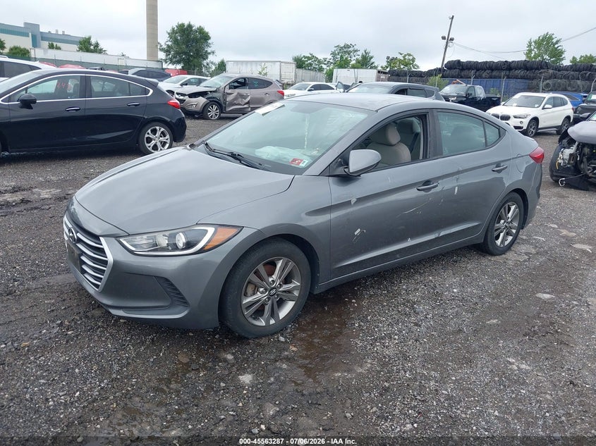 2017 Hyundai Elantra VIN KMHD84LF7HU169935 IAAI salvage auction — NORMAL WEAR, Original (West Virginia), sold $1,125 on 2026-07-31 (photo 2)
