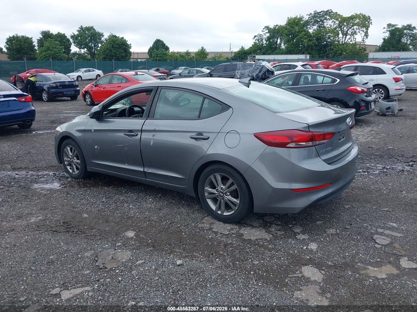 2017 Hyundai Elantra VIN KMHD84LF7HU169935 IAAI salvage auction — NORMAL WEAR, Original (West Virginia), sold $1,125 on 2026-07-31 (photo 3)