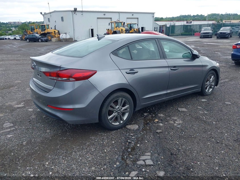 2017 Hyundai Elantra VIN KMHD84LF7HU169935 IAAI salvage auction — NORMAL WEAR, Original (West Virginia), sold $1,125 on 2026-07-31 (photo 4)