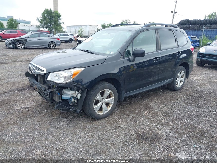 2016 Subaru Forester VIN JF2SJADC8GH552150 IAAI salvage auction — FRONT END, Salvage (Pennsylvania), sold $2,100 on 2026-07-24 (photo 2)