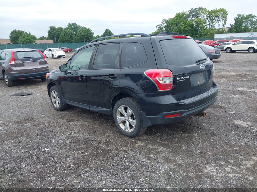2016 Subaru Forester VIN JF2SJADC8GH552150 IAAI salvage auction — FRONT END, Salvage (Pennsylvania), sold $2,100 on 2026-07-24 (photo 3)