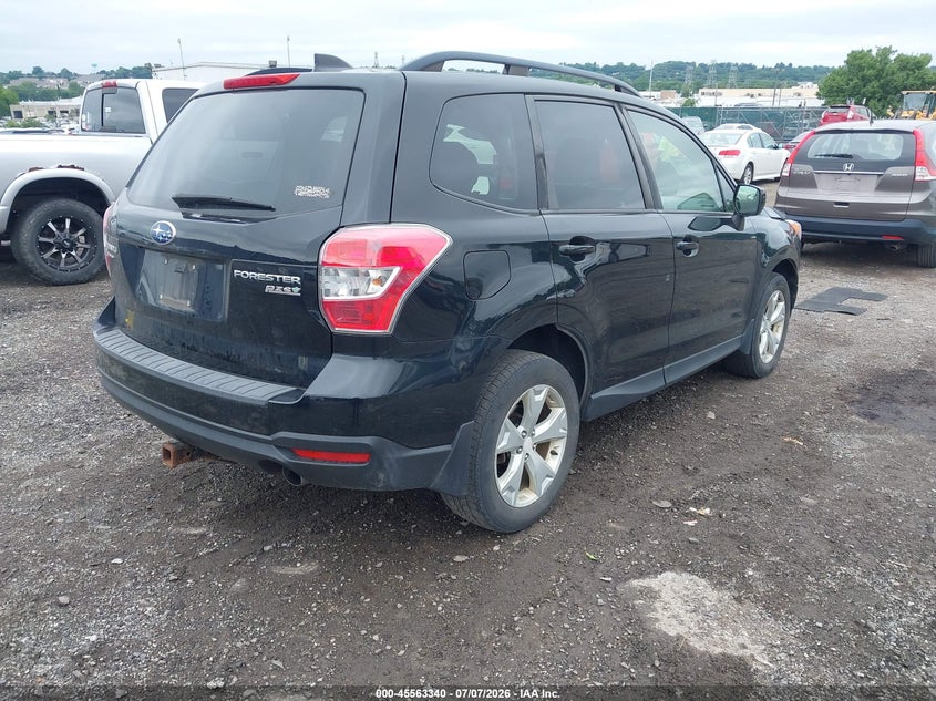 2016 Subaru Forester VIN JF2SJADC8GH552150 IAAI salvage auction — FRONT END, Salvage (Pennsylvania), sold $2,100 on 2026-07-24 (photo 4)