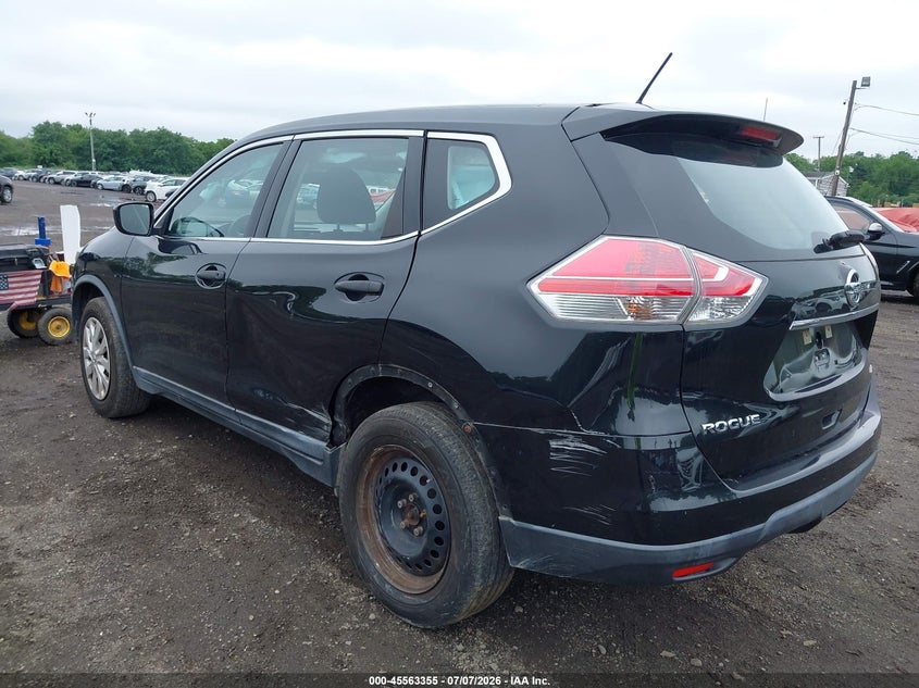 2016 Nissan Rogue VIN KNMAT2MV8GP658146 IAAI salvage auction — LEFT SIDE, Salvage (Idaho), sold $1,075 on 2026-07-29 (photo 6)