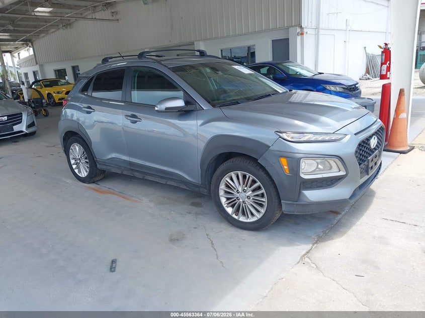 2021 Hyundai Kona VIN KM8K22AA9MU707016 IAAI salvage auction — SIDE, Clear (Texas), sold $2,050 on 2026-07-22 (photo 1)