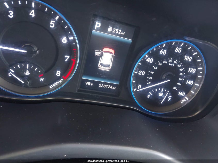 2021 Hyundai Kona VIN KM8K22AA9MU707016 IAAI salvage auction — SIDE, Clear (Texas), sold $2,050 on 2026-07-22 (photo 7)