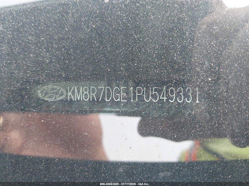 2023 Hyundai Palisade VIN KM8R7DGE1PU549331 IAAI salvage auction — SIDE, Salvage (Virginia), sold $10,500 on 2026-08-01 (photo 9)