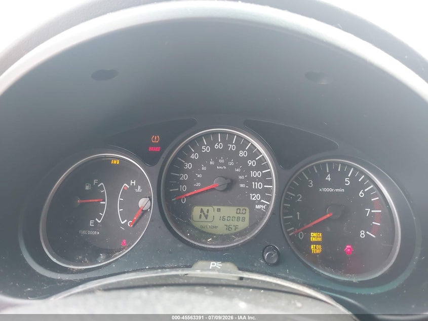 2008 Subaru Forester VIN JF1SG66678H718134 IAAI salvage auction — NORMAL WEAR, Clear (Pennsylvania), sold $475 on 2026-07-31 (photo 7)