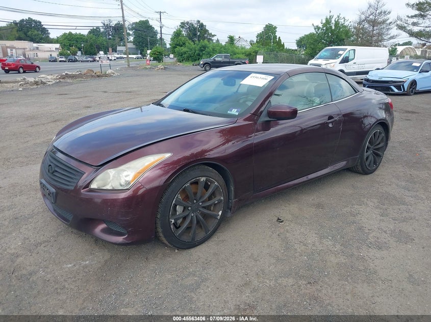2010 Infiniti G37 VIN JN1CV6FEXAM352942 IAAI salvage auction — NORMAL WEAR, Clear (New Jersey), sold $1,500 on 2026-07-13 (photo 2)