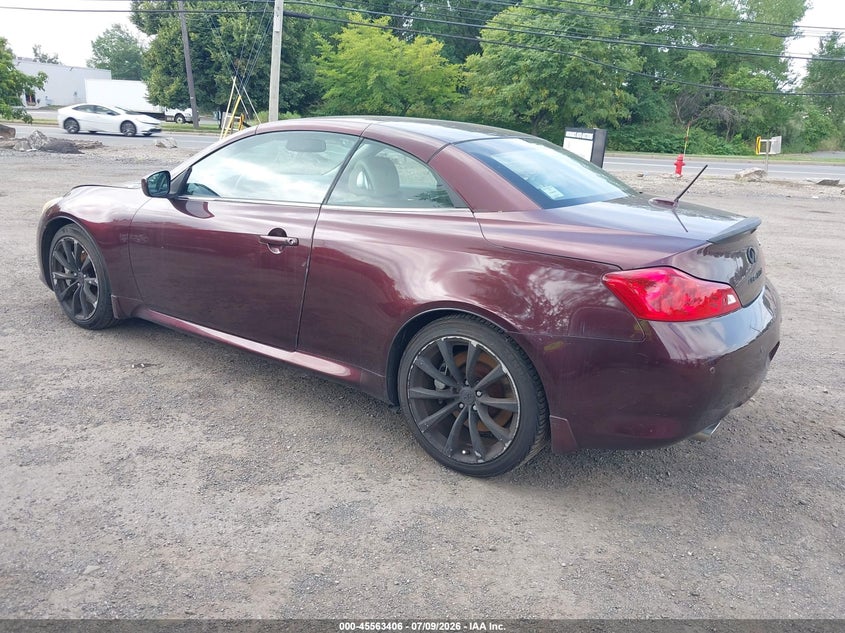 2010 Infiniti G37 VIN JN1CV6FEXAM352942 IAAI salvage auction — NORMAL WEAR, Clear (New Jersey), sold $1,500 on 2026-07-13 (photo 3)