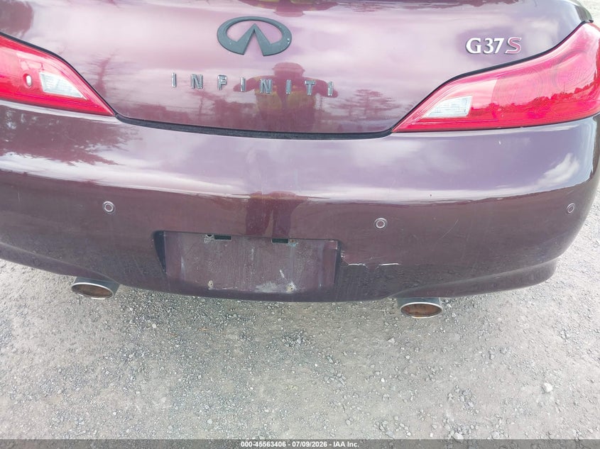 2010 Infiniti G37 VIN JN1CV6FEXAM352942 IAAI salvage auction — NORMAL WEAR, Clear (New Jersey), sold $1,500 on 2026-07-13 (photo 6)