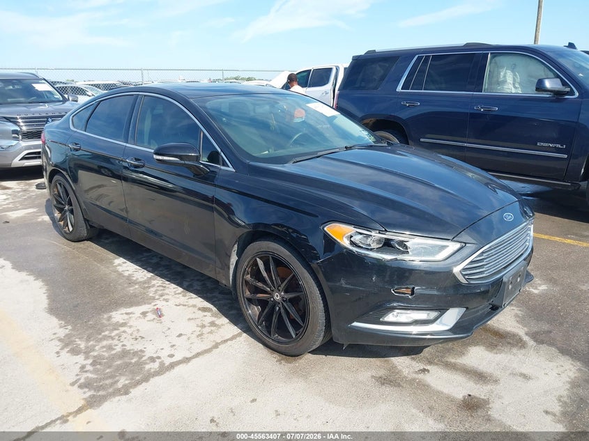 2017 Ford Fusion VIN 3FA6P0K93HR257690 IAAI salvage auction — LEFT & RIGHT, Clear (Texas), sold $1,200 on 2026-07-18 (photo 1)