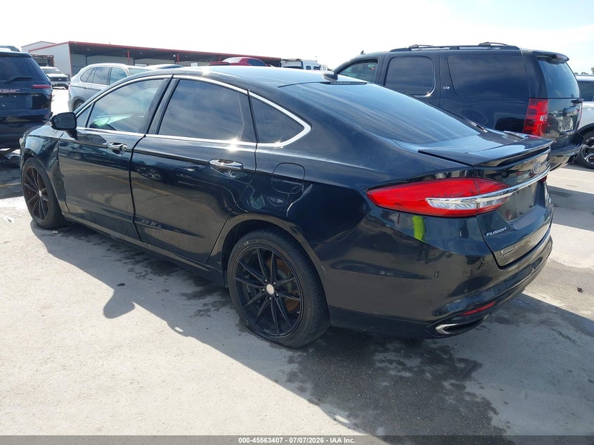 2017 Ford Fusion VIN 3FA6P0K93HR257690 IAAI salvage auction — LEFT & RIGHT, Clear (Texas), sold $1,200 on 2026-07-18 (photo 3)