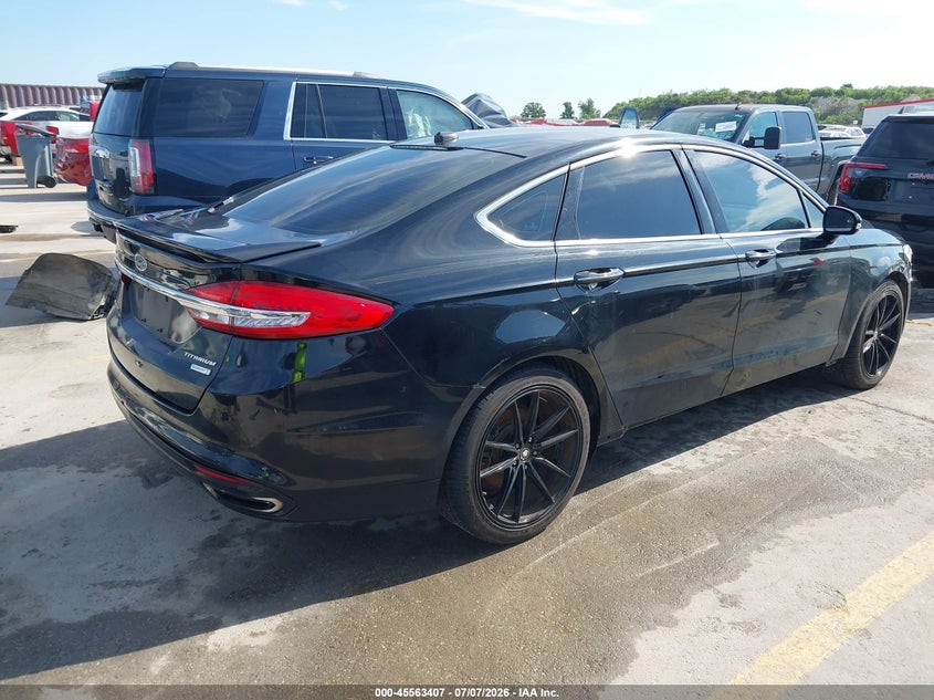 2017 Ford Fusion VIN 3FA6P0K93HR257690 IAAI salvage auction — LEFT & RIGHT, Clear (Texas), sold $1,200 on 2026-07-18 (photo 4)