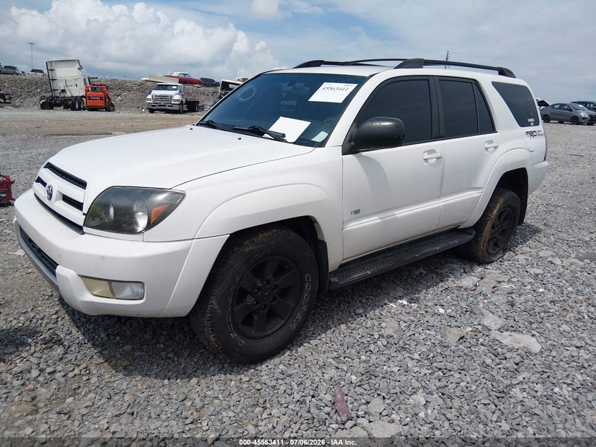 2003 Toyota 4runner VIN JTEZU14R038007221 IAAI salvage auction — NORMAL WEAR, Clear (Tennessee), sold $1,000 on 2026-07-30 (photo 2)