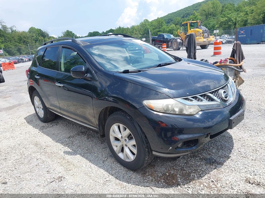 2012 Nissan Murano VIN JN8AZ1MW1CW218632 IAAI salvage auction — FRONT END, Clear (Virginia), sold $675 on 2026-08-02 (photo 1)