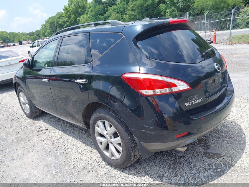 2012 Nissan Murano VIN JN8AZ1MW1CW218632 IAAI salvage auction — FRONT END, Clear (Virginia), sold $675 on 2026-08-02 (photo 3)