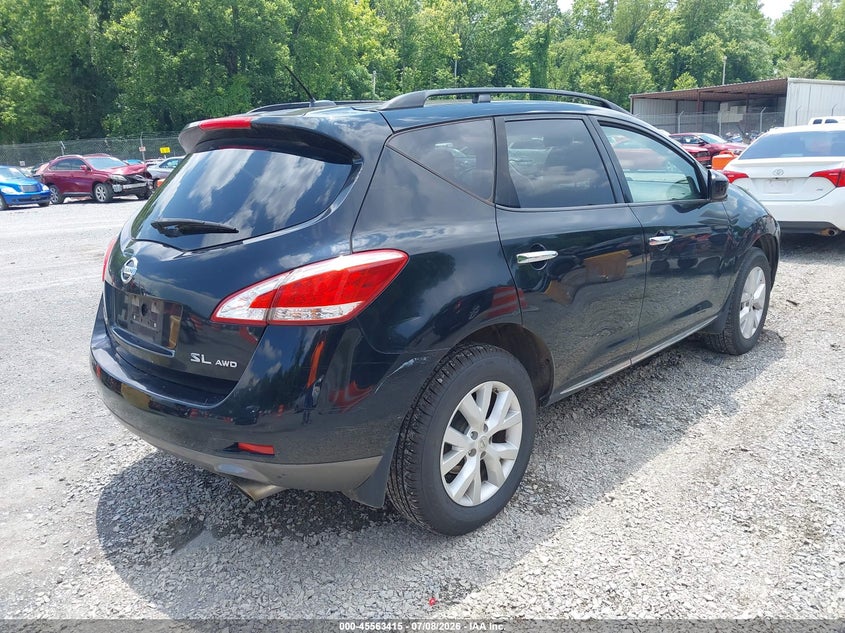 2012 Nissan Murano VIN JN8AZ1MW1CW218632 IAAI salvage auction — FRONT END, Clear (Virginia), sold $675 on 2026-08-02 (photo 4)