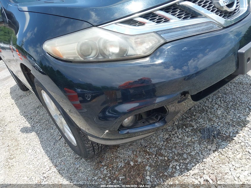 2012 Nissan Murano VIN JN8AZ1MW1CW218632 IAAI salvage auction — FRONT END, Clear (Virginia), sold $675 on 2026-08-02 (photo 6)