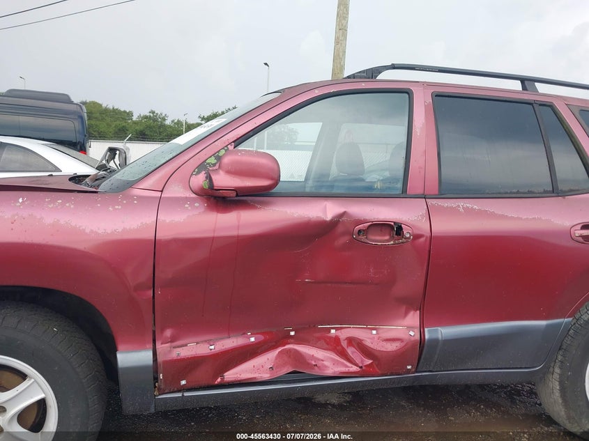 2003 Hyundai Santa fe VIN KM8SB12B93U451847 IAAI salvage auction — LEFT SIDE, Rebuildable (Florida), sold $275 on 2026-07-28 (photo 6)