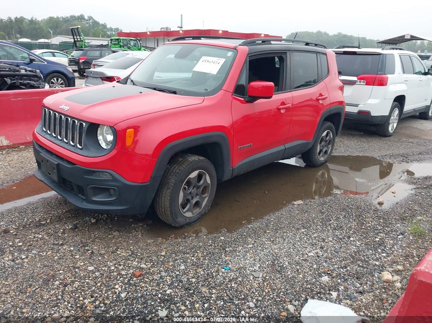 2015 Jeep Renegade VIN ZACCJBBH0FPB89504 IAAI salvage auction — NORMAL WEAR, Clear (Maryland), sold $2,350 on 2026-08-20 (photo 2)