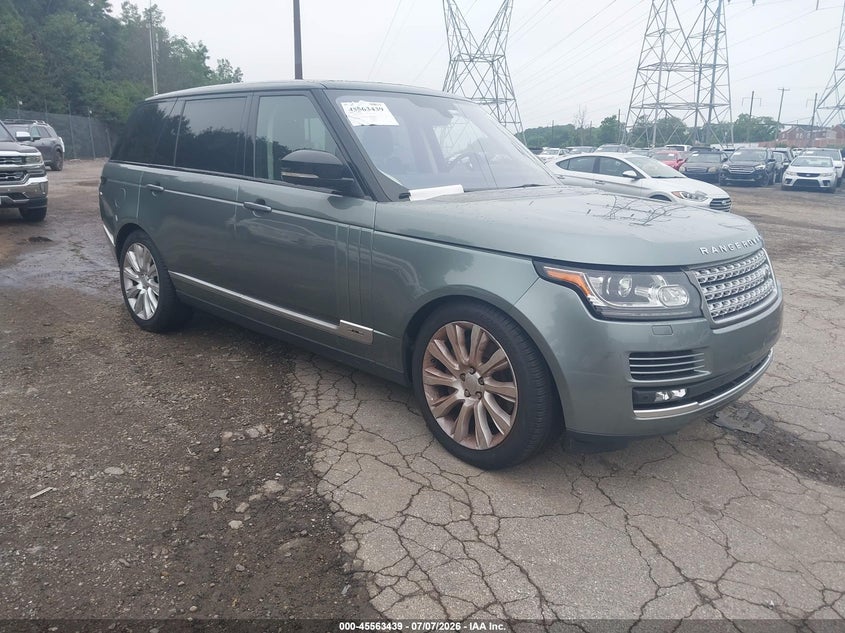 2016 Land rover RANGE ROVER VIN SALGS3EF4GA251415 IAAI salvage auction — UNKNOWN, Salvage Title, sold $2,800 on 2026-07-11 (photo 1)