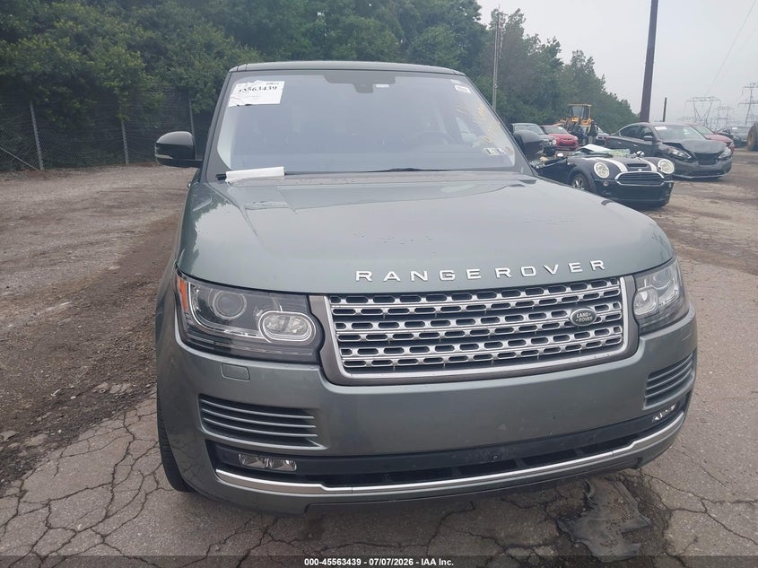 2016 Land rover RANGE ROVER VIN SALGS3EF4GA251415 IAAI salvage auction — UNKNOWN, Salvage Title, sold $2,800 on 2026-07-11 (photo 6)
