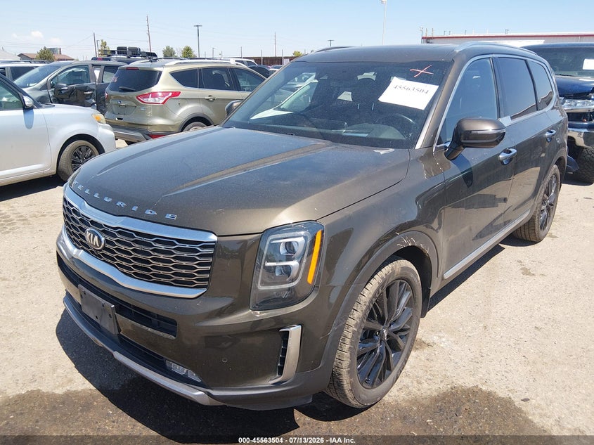 2020 Kia Telluride VIN 5XYP5DHC0LG075382 IAAI salvage auction — HAIL, Clear (Colorado), sold $9,500 on 2026-08-02 (photo 2)