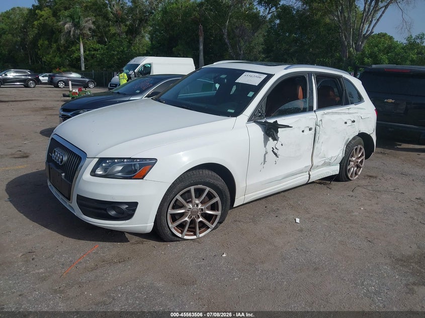 2012 Audi Q5 VIN WA1LFAFP7CA095977 IAAI salvage auction — SIDE, Salvage Title, sold $525 on 2026-07-29 (photo 2)