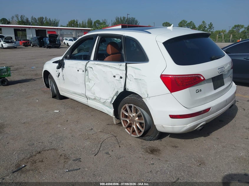 2012 Audi Q5 VIN WA1LFAFP7CA095977 IAAI salvage auction — SIDE, Salvage Title, sold $525 on 2026-07-29 (photo 3)