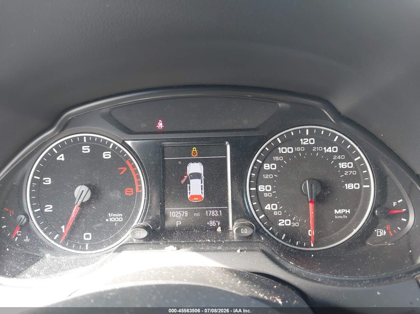 2012 Audi Q5 VIN WA1LFAFP7CA095977 IAAI salvage auction — SIDE, Salvage Title, sold $525 on 2026-07-29 (photo 7)