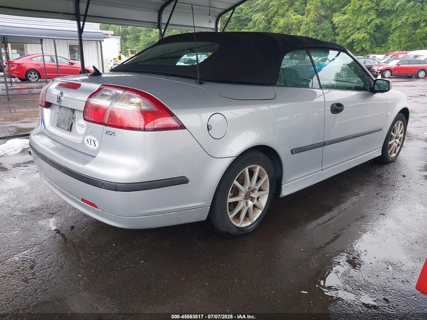 2005 Saab 9-3 VIN YS3FD75YX56014703 IAAI salvage auction — NORMAL WEAR, Clear (Connecticut), sold $450 on 2026-07-09 (photo 4)