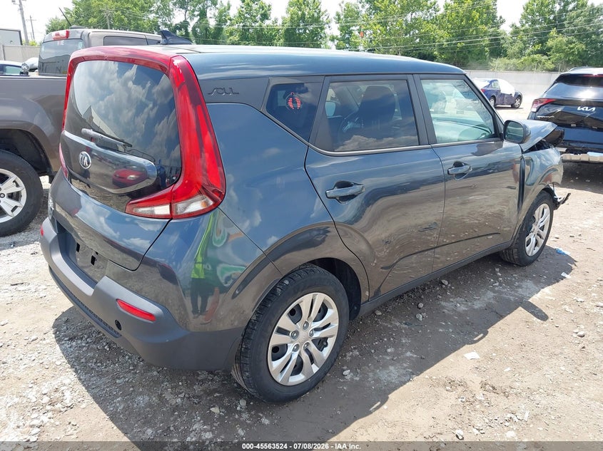 2020 Kia Soul VIN KNDJ23AU5L7113455 IAAI salvage auction — FRONT END, Salvage Title, sold $1,200 on 2026-08-02 (photo 4)