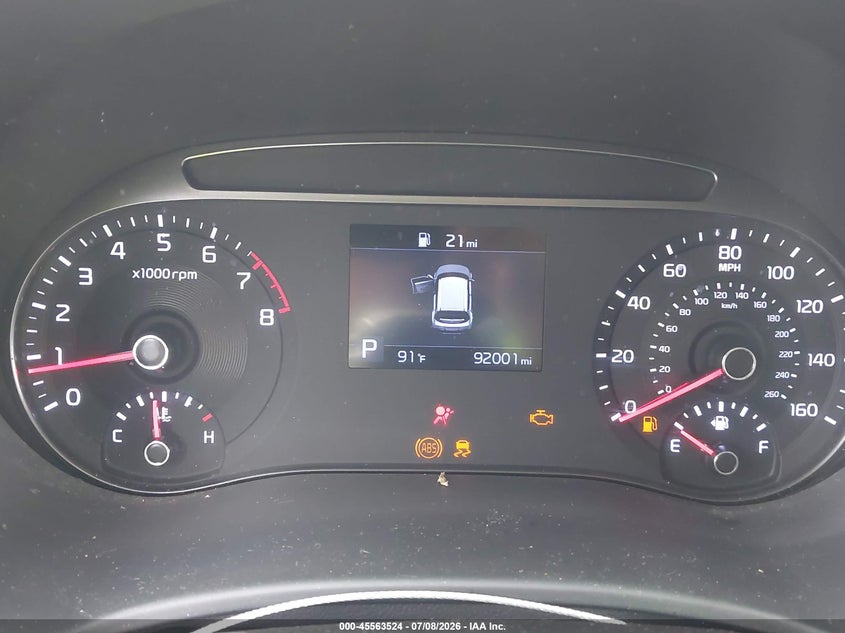 2020 Kia Soul VIN KNDJ23AU5L7113455 IAAI salvage auction — FRONT END, Salvage Title, sold $1,200 on 2026-08-02 (photo 7)