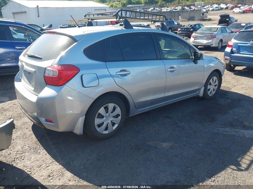 2015 Subaru Impreza VIN JF1GPAA66FH206605 IAAI salvage auction — FRONT END, Salvage (Pennsylvania), sold $700 on 2026-07-18 (photo 4)