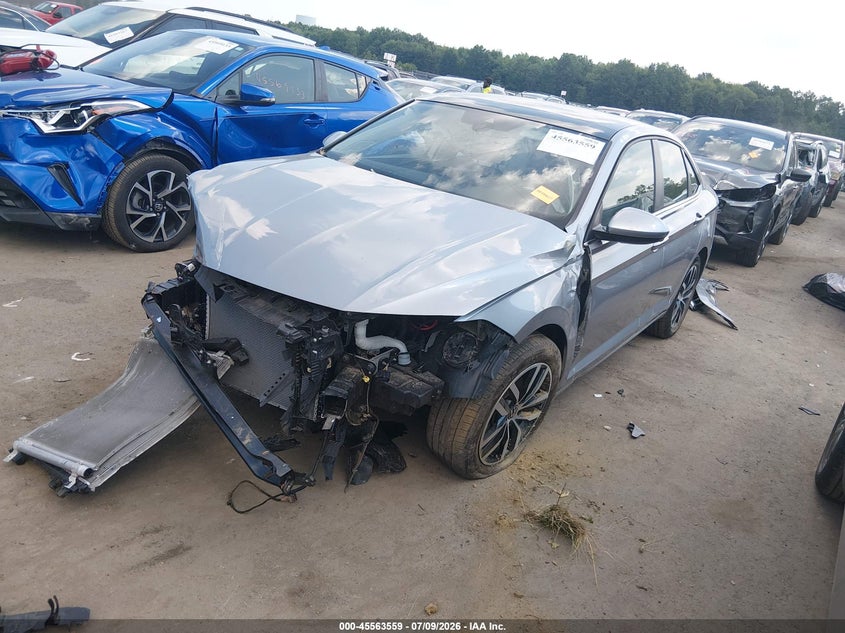 2025 Volkswagen Jetta VIN 3VW7X7BU5SM031499 IAAI salvage auction — FRONT END, Salvage (Ohio), sold $3,450 on 2026-08-19 (photo 2)
