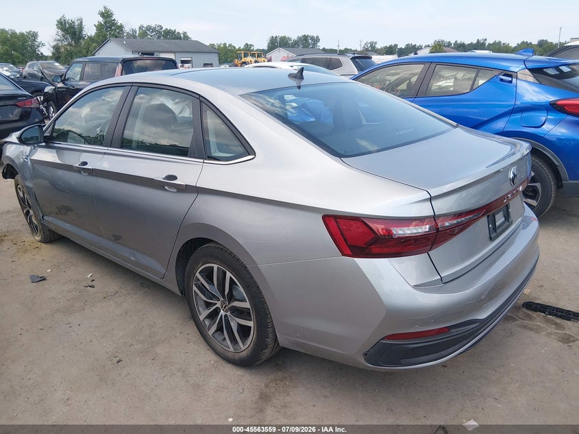 2025 Volkswagen Jetta VIN 3VW7X7BU5SM031499 IAAI salvage auction — FRONT END, Salvage (Ohio), sold $3,450 on 2026-08-19 (photo 3)