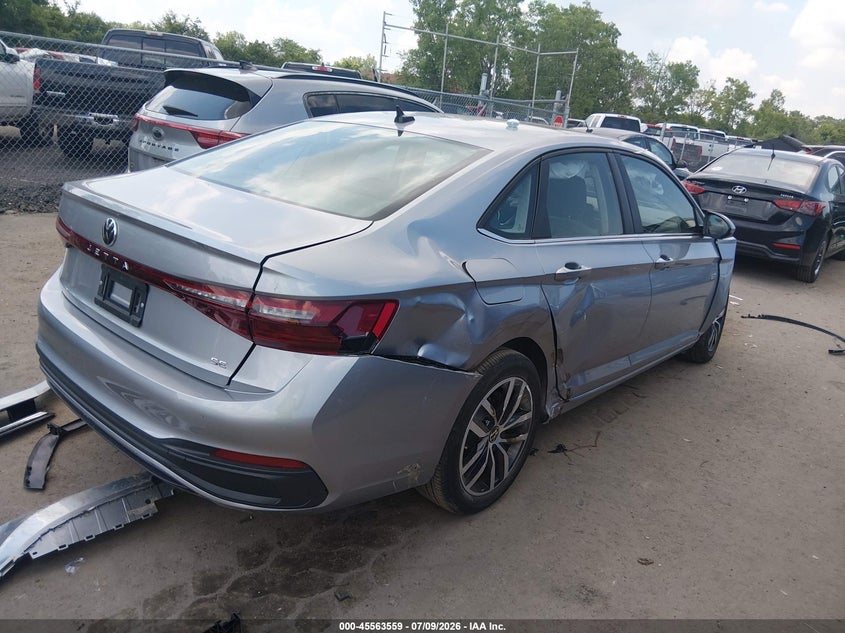 2025 Volkswagen Jetta VIN 3VW7X7BU5SM031499 IAAI salvage auction — FRONT END, Salvage (Ohio), sold $3,450 on 2026-08-19 (photo 4)