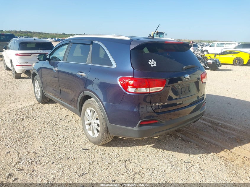 2016 Kia Sorento VIN 5XYPG4A39GG078971 IAAI salvage auction — NORMAL WEAR, Original (Texas), sold $2,800 on 2026-07-23 (photo 3)