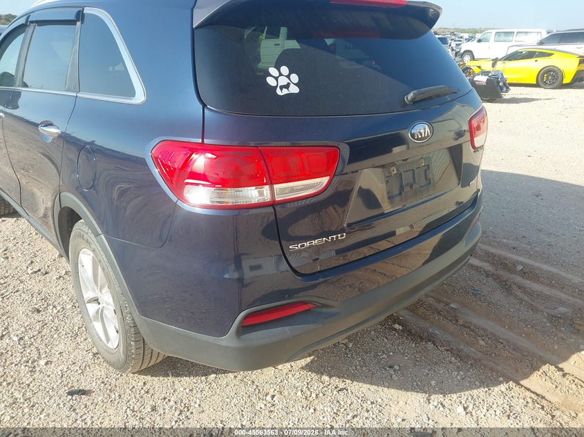 2016 Kia Sorento VIN 5XYPG4A39GG078971 IAAI salvage auction — NORMAL WEAR, Original (Texas), sold $2,800 on 2026-07-23 (photo 6)