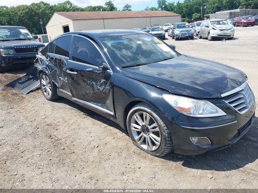 2010 Hyundai Genesis VIN KMHGC4DF3AU092478 IAAI salvage auction — FRONT END, Mv-907A (New York), sold $425 on 2026-07-28 (photo 1)