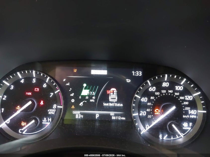 2021 Toyota Highlander VIN 5TDLZRBH3MS065695 IAAI salvage auction — FRONT END, Mv-907A (New York), sold $13,000 on 2026-07-15 (photo 7)