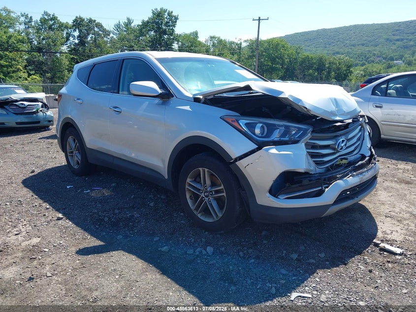 2017 Hyundai Santa fe VIN 5XYZTDLB9HG396745 IAAI salvage auction — FRONT END, Salvage (Idaho), sold $575 on 2026-07-23 (photo 1)