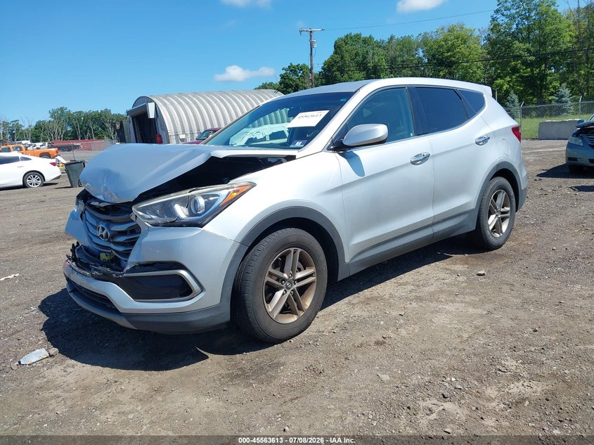 2017 Hyundai Santa fe VIN 5XYZTDLB9HG396745 IAAI salvage auction — FRONT END, Salvage (Idaho), sold $575 on 2026-07-23 (photo 2)