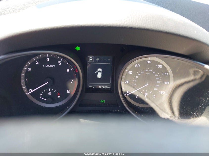 2017 Hyundai Santa fe VIN 5XYZTDLB9HG396745 IAAI salvage auction — FRONT END, Salvage (Idaho), sold $575 on 2026-07-23 (photo 7)