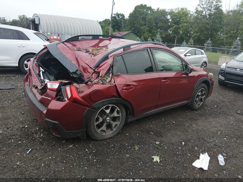 2018 Subaru Xv VIN JF2GTAACXJH301836 IAAI salvage auction — ROOF, Salvage (Pennsylvania), sold $1,600 on 2026-07-23 (photo 4)