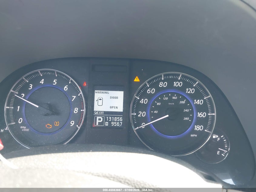 2012 Infiniti Fx35 VIN JN8AS1MW9CM153996 IAAI salvage auction — NORMAL WEAR, Original (Texas), sold $2,525 on 2026-07-09 (photo 7)