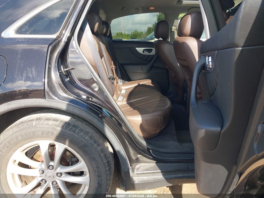2012 Infiniti Fx35 VIN JN8AS1MW9CM153996 IAAI salvage auction — NORMAL WEAR, Original (Texas), sold $2,525 on 2026-07-09 (photo 8)