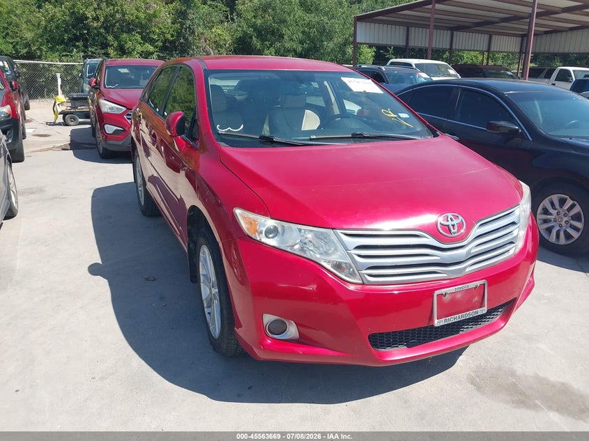 2010 Toyota Venza VIN 4T3ZA3BB4AU032144 IAAI salvage auction — NORMAL WEAR, Original (Texas), sold $3,900 on 2026-07-27 (photo 1)
